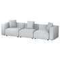 Artiss Modular Sofa Chaise Set 3-Seater Grey SBED-E-FA-02-3S-GY