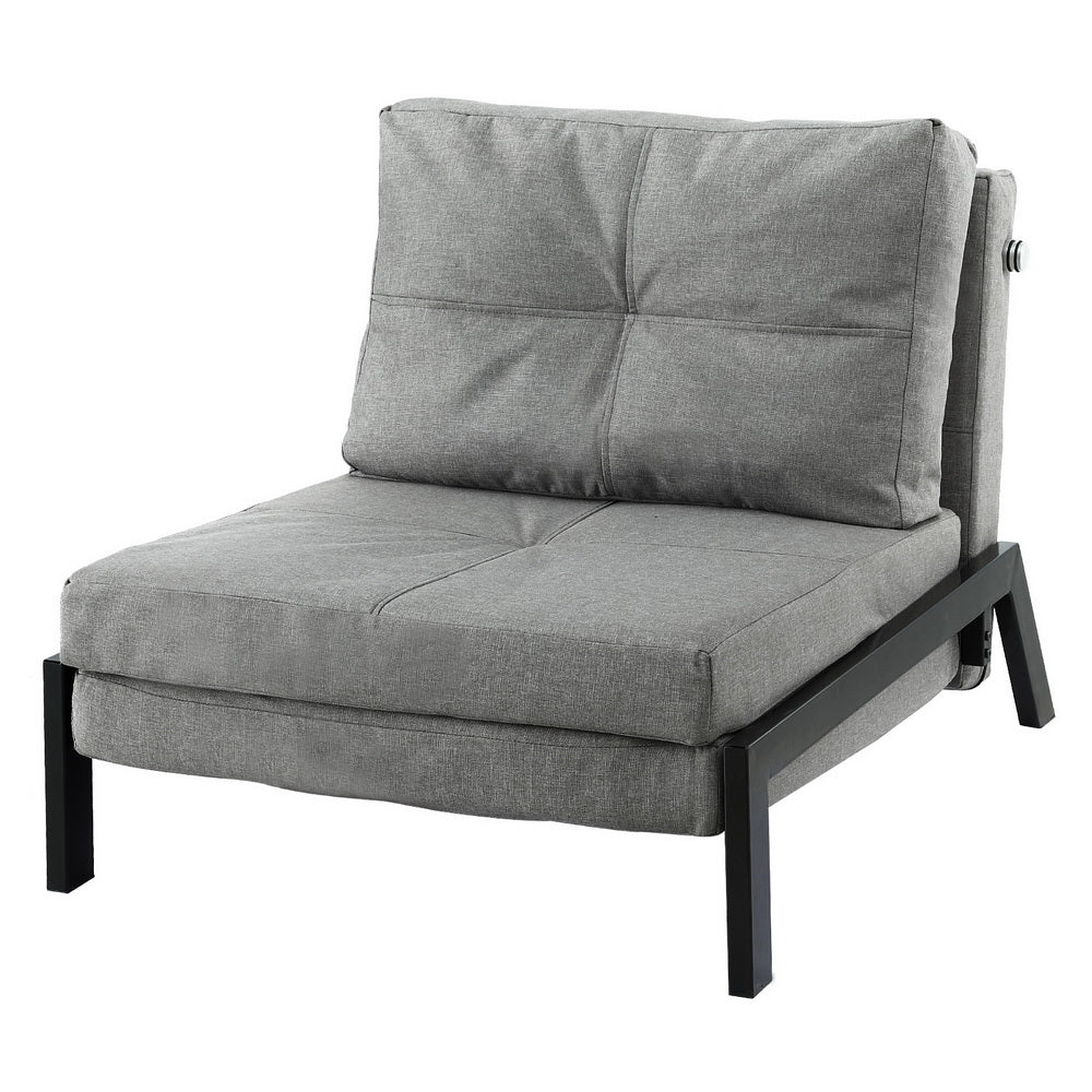 Artiss Sofa Bed Folding Convertible Couch Recliner Lounge Chair SBED-E-FLD02-1S-GY