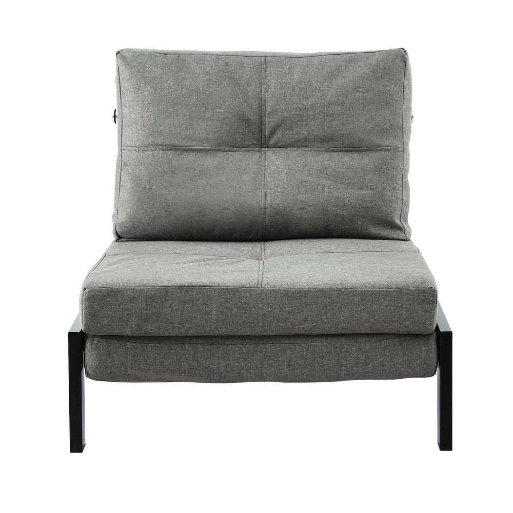 Artiss Sofa Bed Folding Convertible Couch Recliner Lounge Chair SBED-E-FLD02-1S-GY