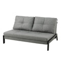 Artiss Sofa Bed 2 Seater Folding Convertible Couch Recliner Lounge Chair SBED-E-FLD02-2S-GY