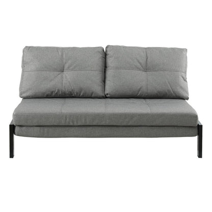 Artiss Sofa Bed 2 Seater Folding Convertible Couch Recliner Lounge Chair SBED-E-FLD02-2S-GY