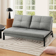 Artiss Sofa Bed 2 Seater Folding Convertible Couch Recliner Lounge Chair SBED-E-FLD02-2S-GY