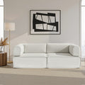 Artiss Convertible Folding Sofa Bed Beign SBED-E-FLD03-2S-BG-AB