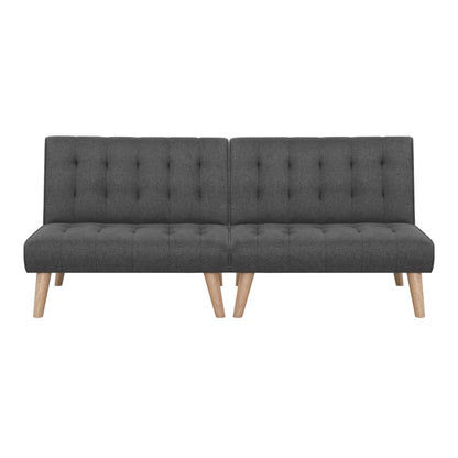 Artiss 2x Sofa Bed Couch Single Seater Fabric Grey SBED-E-SOLO86-GYX2