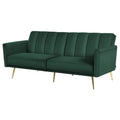 Artiss Sofa Bed 3 Seater Couch Convertible Lounge Adjustable Arm Recliner Velvet SBED-J-02-VEL-GN-AB