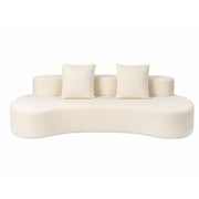 Artiss 228cm Modular Sofa Bed Sectional Boneless Couches for Living Room No Assembly Required SBED-K-CDY-3S-WH