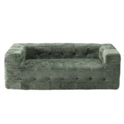 Artiss Comfort Boneless Sofa for Living Room Green Luxury Chenille SBED-K-CNIE-2S-GN