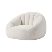 Artiss Single Small Boneless Couch Comfy Bean Bag for Living Room Faux Fur White SBED-M-FA-1S-BG