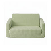 Artiss 2-in-1 Sofa Foam Couch with Side Pocket Light Green