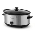 Devanti 6.5L Slow Cooker Electric Multi Cooker with 3 Heat Settings and Keep Warm Function SC-3G-6L-SI
