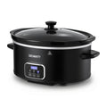 Devanti 5.6L Slow Cooker Electric Multi Cooker with 3 Heat Settings and Keep Warm Function SC-DP-6QT-BK