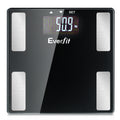 Everfit Body Fat Bathroom Scale Weighing BMI Monitor Gym 180KG SCALE-BFAT-MULTI-BK
