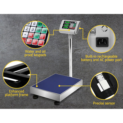 Emajin Platform Scales Digital 150KG Electronic Scale Counting LCD SCALE-TCS-B-150KG