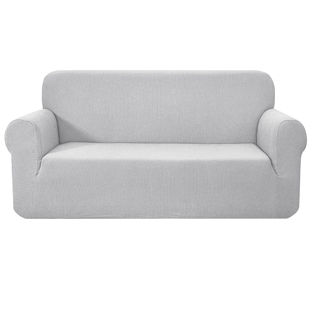 Artiss Sofa Cover Couch Covers 3 Seater High Stretch Grey SCOVER-MERBAU-3-GY