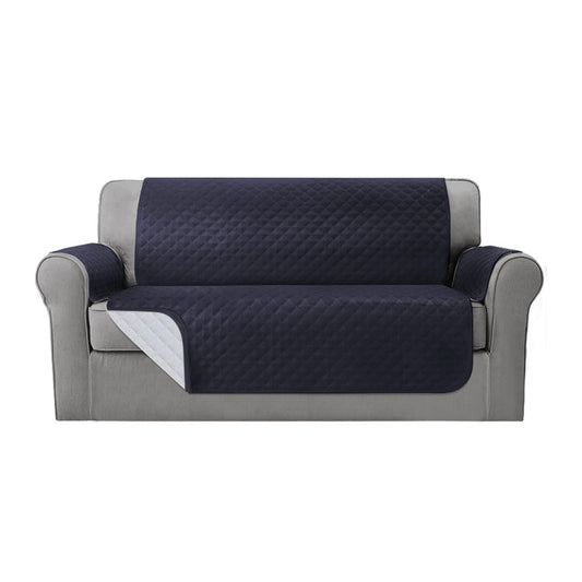 Artiss Sofa Cover Couch Covers 3 Seater 100% Water Resistant Dark Grey SCOVER-PAD-WP-3-DG