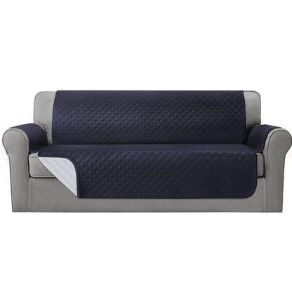 Artiss Sofa Cover Couch Covers 4 Seater 100% Water Resistant Dark Grey SCOVER-PAD-WP-4-DG