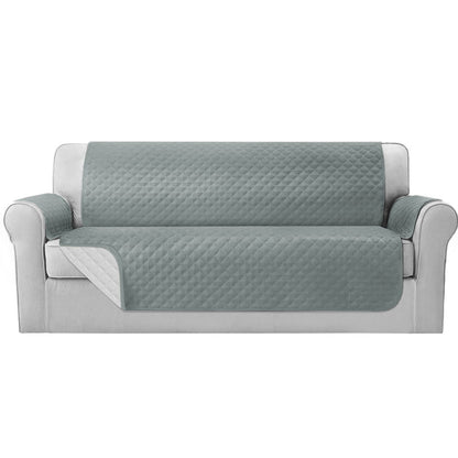 Artiss Sofa Cover Couch Covers 4 Seater 100% Water Resistant Grey SCOVER-PAD-WP-4-GY