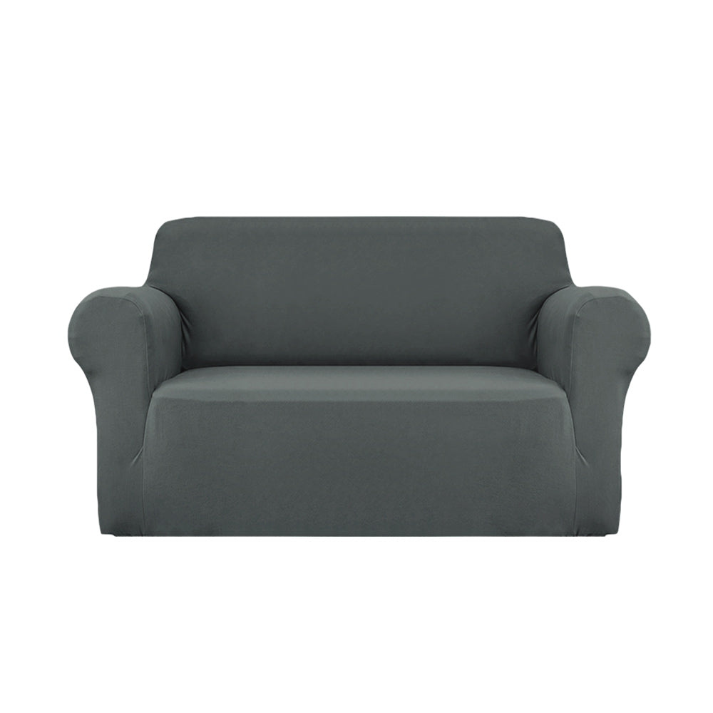 Artiss Sofa Cover Couch Covers 2 Seater Stretch Grey SCOVER-ST-2-GY