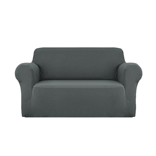 Artiss Sofa Cover Couch Covers 2 Seater Stretch Grey SCOVER-ST-2-GY