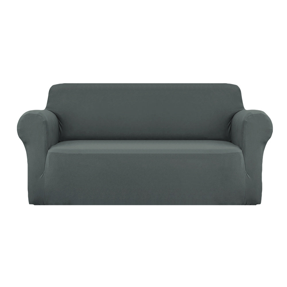 Artiss Sofa Cover Couch Covers 3 Seater Stretch Grey SCOVER-ST-3-GY