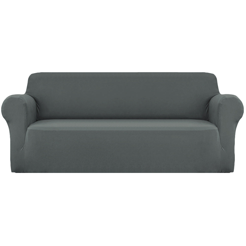 Artiss Sofa Cover Couch Covers 4 Seater Stretch Grey SCOVER-ST-4-GY