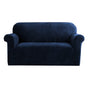 Artiss Sofa Cover Couch Covers 2 Seater Velvet Sapphire SCOVER-VEL-2-SP