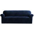 Artiss Sofa Cover Couch Covers 4 Seater Velvet Sapphire SCOVER-VEL-4-SP