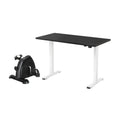 140cm Artiss Electric Standing Desk with Mini Pedal Exercise Bike Home Office SDPE-114G-140BK-012