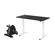 140cm Artiss Electric Standing Desk with Mini Pedal Exercise Bike Home Office SDPE-114G-140BK-012