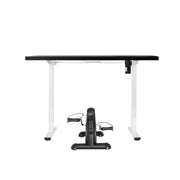 140cm Artiss Electric Standing Desk with Mini Pedal Exercise Bike Home Office SDPE-114G-140BK-012