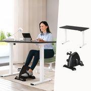 140cm Artiss Electric Standing Desk with Mini Pedal Exercise Bike Home Office SDPE-114G-140BK-012