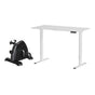 Artiss 120cm Electric Standing Desk with Mini Peal Exercise Bike Home Office SDPE-ET157-120WH-012
