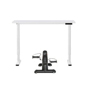 Artiss 120cm Electric Standing Desk with Mini Peal Exercise Bike Home Office SDPE-ET157-120WH-012