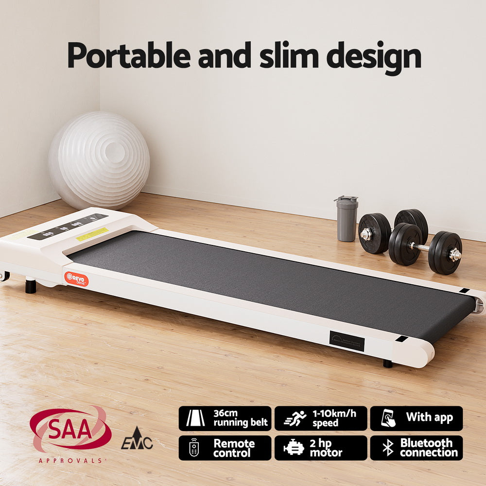 Artiss 360mm Treadmill Electric Walking Pad with 140cm Automatic Standing Desk SDTM-114G-BKRB-140-360PAD