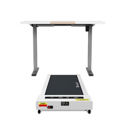 Artiss 360mm Treadmill Electric Walking Pad with140cm Automatic Standing Desk SDTM-114G-GYNW-140-360WH