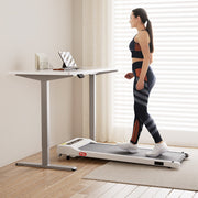 Artiss 360mm Treadmill Electric Walking Pad with140cm Automatic Standing Desk SDTM-114G-GYNW-140-360WH