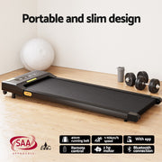 Artiss Electric Treadmill with 120cm Automatic Standing Desk Walking Pad 400mm SDTM-114G-WHNT-120-400PAD