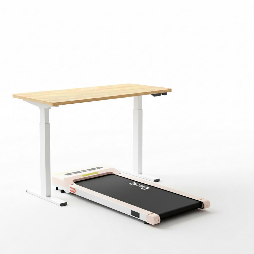 Artiss Electric Treadmill with 140cm Automatic Standing Desk Walking Pad 360mm SDTM-114G-WHNT-140-360PAD