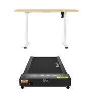 Artiss Electric Treadmill with 140cm Automatic Standing Desk Walking Pad 400mm SDTM-114G-WHNT-140-400PAD