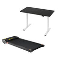 Artiss Treadmill 120cm Automatic Standing Desk with 400mm Electric Walking Pad SDTM-268-WHBK-120-400PAD