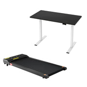 Artiss Treadmill 120cm Automatic Standing Desk with 400mm Electric Walking Pad SDTM-268-WHBK-120-400PAD