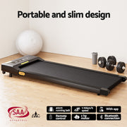 Artiss Treadmill 120cm Automatic Standing Desk with 400mm Electric Walking Pad SDTM-268-WHBK-120-400PAD