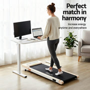 Artiss Electric Treadmill with 140cm Automatic Standing Desk Walking Pad 360mm SDTM-ET156E-WH-360PAD