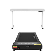 Artiss Electric Treadmill with 140cm Automatic Standing Desk Walking Pad 400mm SDTM-ET156E-WH-400PAD