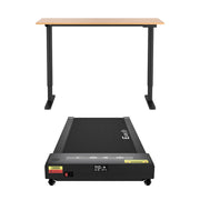 Artiss Electric Treadmill with 120cm Automatic Standing Desk Walking Pad 400mm SDTM-ET157-BKNT-400PAD
