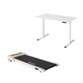 Artiss Treadmill with 120cm Automatic Standing Desk Electric Walking Pad SDTM-ET157-WH-360PAD