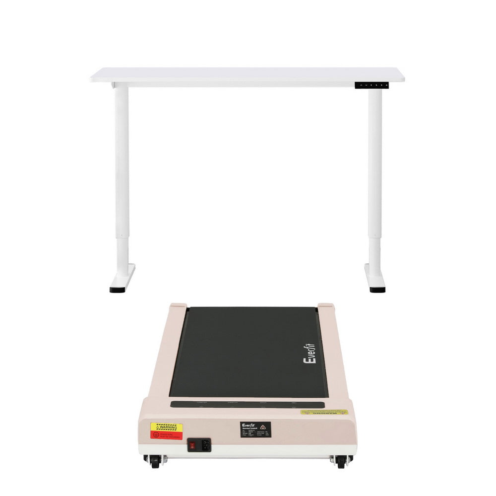 Artiss Treadmill with 120cm Automatic Standing Desk Electric Walking Pad SDTM-ET157-WH-360PAD