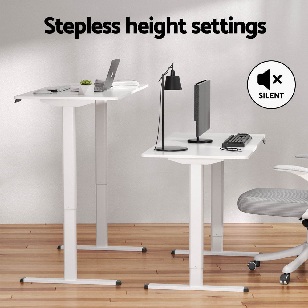 Artiss Treadmill with 120cm Automatic Standing Desk Electric Walking Pad SDTM-ET157-WH-360PAD