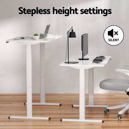 Artiss Treadmill with 120cm Automatic Standing Desk Electric Walking Pad SDTM-ET157-WH-360PAD