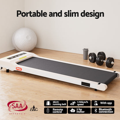 Artiss Treadmill with 120cm Automatic Standing Desk Electric Walking Pad SDTM-ET157-WH-360PAD